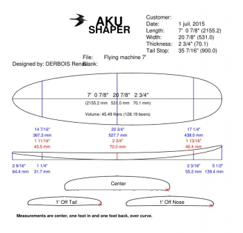 BlackWings 7'0 FLYING MACHINE HB