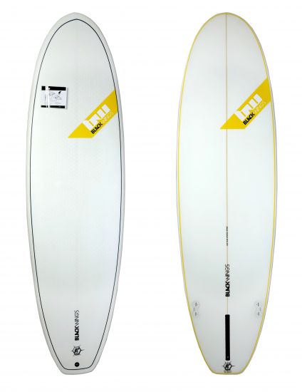 BlackWings 6'4 evo FAT WOMBAT carbon rails