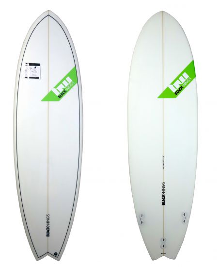 BlackWings 6'0 fish FIRE cristal clear