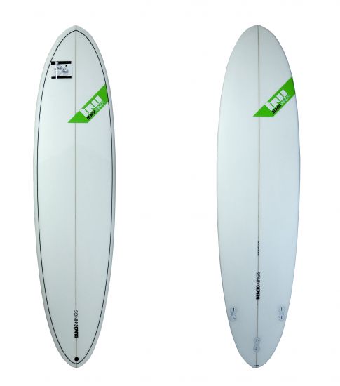 BlackWings 7'2 EGG FUNBOARD cristal clear
